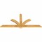 Ekena Millwork Redmond Rough Sawn Timber Gable Bracket, Western Red Cedar, 72"W x 33"H x 2"D x 4"F, 11/12 Pitch GBW072X33X0204RED00RWR - alternate 3